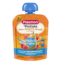 Nutrimune Пюре из груш, малины, злаков, йогуртом Plasmon 85г