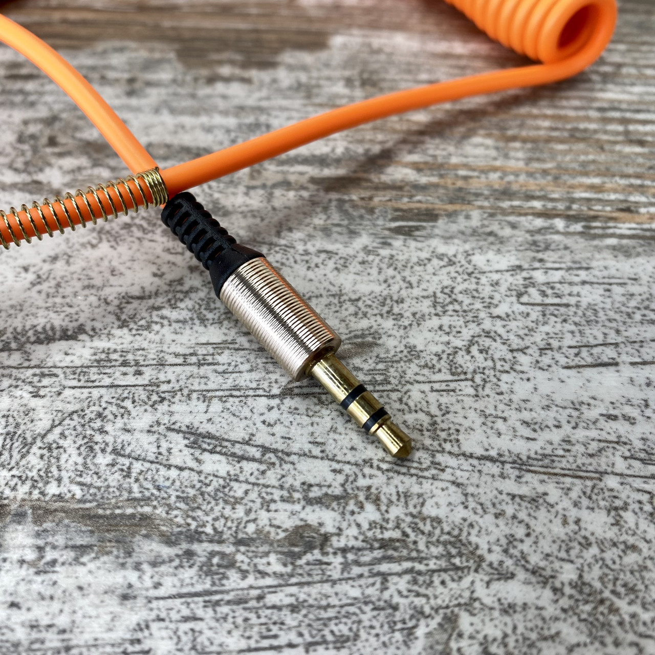 Аудио удлинитель кабель AUX для телефона и машины jack 3.5 мм - jack 3.5 мм AUX SPIRAL - фото 4 - id-p1829329442