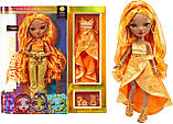 Лялька Rainbow High Fashion - Міна Флер (Saffron Gold) Meena Fleur Рейнбоу Хай, фото 8