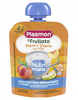 Nutrimune Пюре з персиків, яблук з йогуртом Plasmon 85г