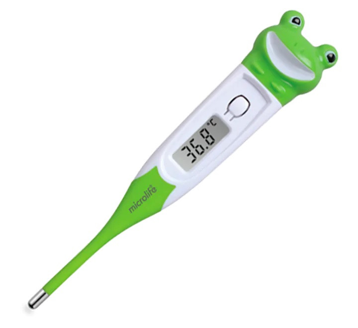 Термометр електронний цифровий Microlife MT 710 з гнучким наконечником, як-от веселе жабеня, Швейцарія