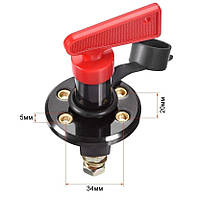 Вимикач маси 300A зі знімною ручкою до 60В Вимикач живлення батареї