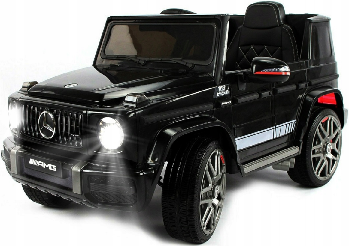 Дитячий електромобіль MERCEDES G63 AMG чорний (Польща)