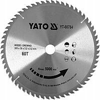 Диск по Дереву Ø 305 х 30 х 3.2 мм, 60 зубів YATO (60784)