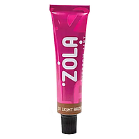 ZOLA Eyebrow Tint With Collagen - краска для бровей с коллагеном, (01 Light Brown), 15 мл