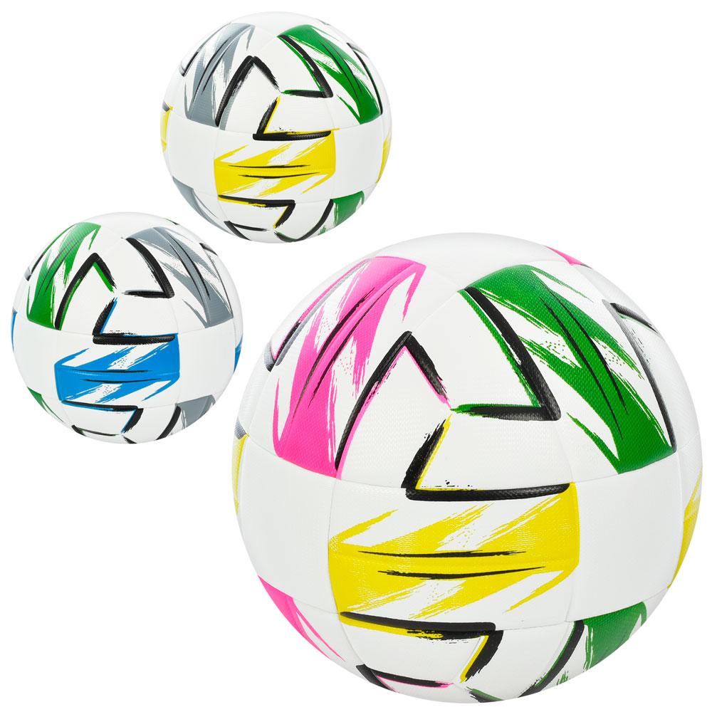 М'яч футбольний (3 кольори, розмір 5, ПУ ламінований) MS 3606