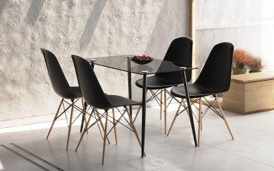 Обідні стільці Aster з кухонним столом Умберто комплект №4