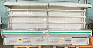 Холодильні регали Mawi під виносний холод 4 м. бу. Гірка холодильна