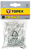 Заклепки TOPEX алюмінієві 3.2 мм x 10 мм, 50 шт. * 1 уп.
