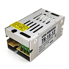 Блок живлення Biom 15W 12V 1.25A IP20 TR-15-12