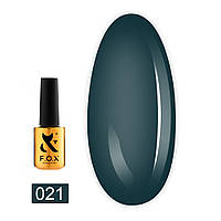 Гель-лак F.O.X gel-polish gold Masha Efrosinina 021 сине-зелёный 7 мл