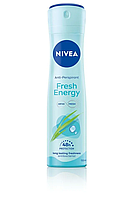 Дезодорант-антиперспирант спрей NIVEA Fresh Energy 48h Энергия свежести, женский, 150 мл