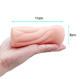 Мастурбатор для чоловіків, Мастурбатор-імітатор вагіни, Штучна вагіна силіконова, Інтимні іграшки, фото 7