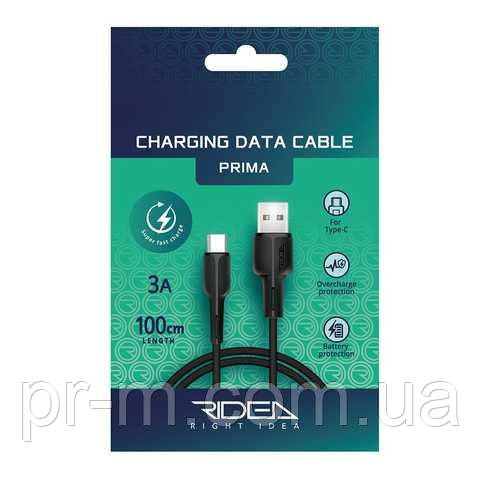 Кабель RIDEA RC-M121 PRIMA TYPE-C 3A 1метр