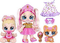 Набор Кинди Кидс Тиара королевская семья Kindi Kids Scented Sisters Pawsome Royal Family 50216