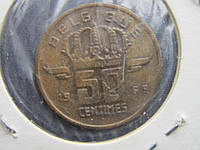 Монета 50 сантимов Бельгия 1969 французский тип