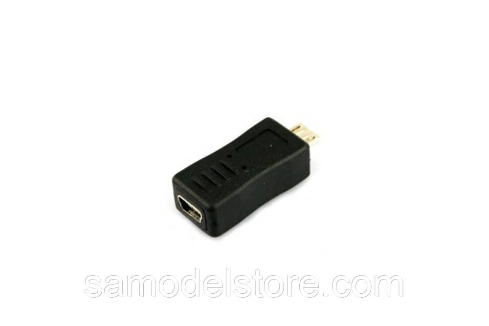 Перехідник гн. mini USB 5pin - шт. micro USB, фото 1
