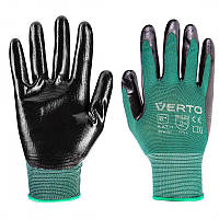 Перчатки садовые Verto, нитриловое покрытие, размер 8"