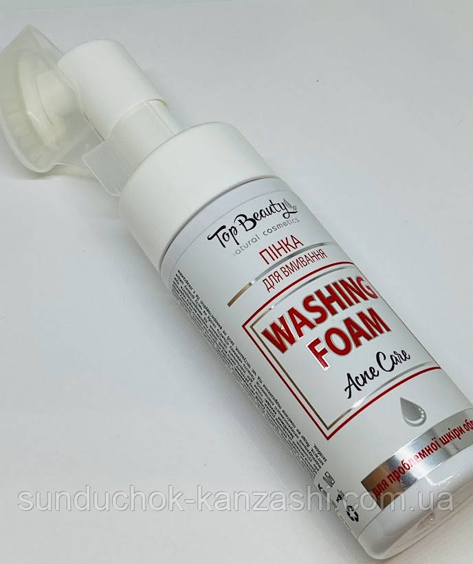 Пінка для вмивання Acne Care-Top Beauty зі щіточкою (проблемна шкіра),200 мл