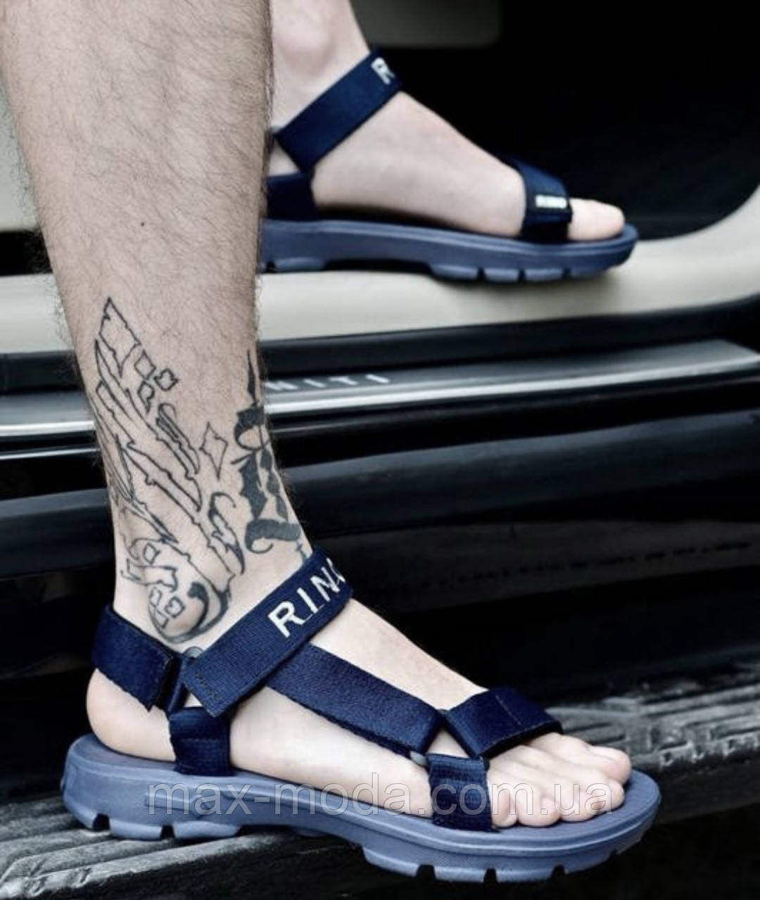 Купить Сандали /Босоножки мужские молодежные RINO га трех липучках в ...