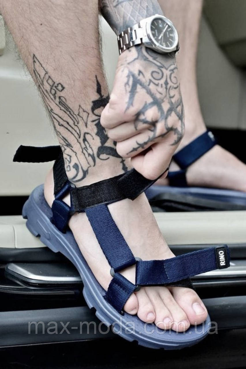 Купить Сандали /Босоножки мужские молодежные RINO га трех липучках в ...