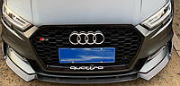 Эмблема передняя для Audi RS3 / Audi RS5 на решетку радиатора 273х95