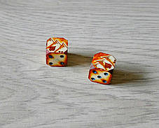 Гральні кубики для гри в нарди "Карти" із більярдної кулі, фото 2