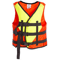 Жилет детский спасательный страховочный Украина SP-Sport PL-3548-30-50 (на вес-30-50 кг) оранжевый-желтый