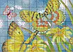 Набір для вишивання за нанесеною на канву схемою "Colorful butterflies". AIDA 14CT printed, 38*33 см, фото 3