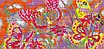 Набір для вишивання за нанесеною на канву схемою "Colorful butterflies". AIDA 14CT printed, 38*33 см, фото 4