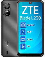 Смартфон ZTE Blade L220 1/32Gb Black UA UCRF