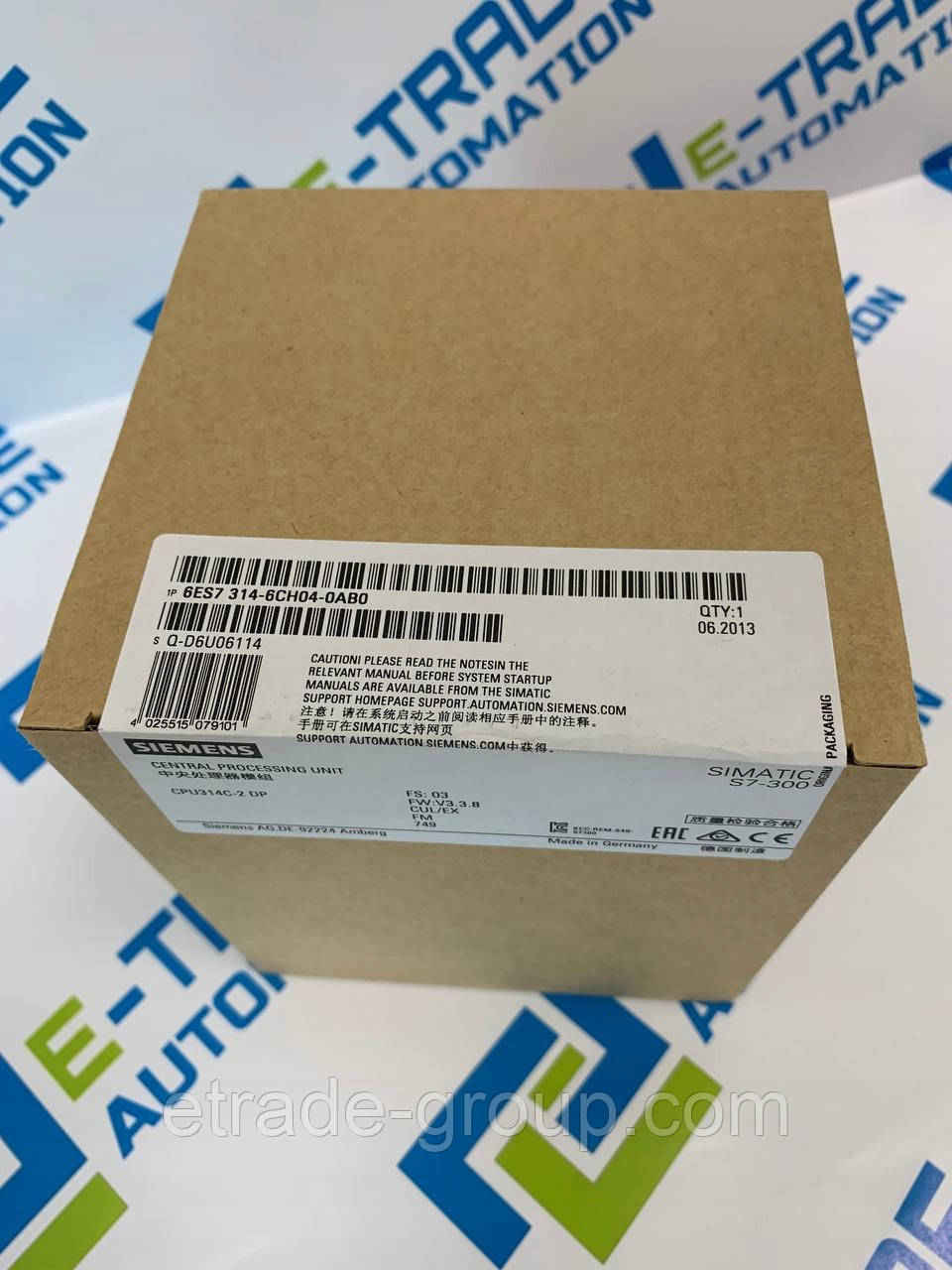 Модуль Siemens 6ES7314-6CH04-0AB0 SIMATIC S7-300 (6ES7 314-6CH04-0AB0, 6ES73146CH040AB0), фото 1