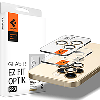 Защитное стекло для камеры Spigen Optic Pro Glass for Camera iPhone 14 Pro/14 Pro Max, Gold (AGL05598)