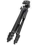 Універсальний штатив тринога 1.02 м TRIPOD 3120 трипод для смартфона та камери для знімання з телефона, фото 3