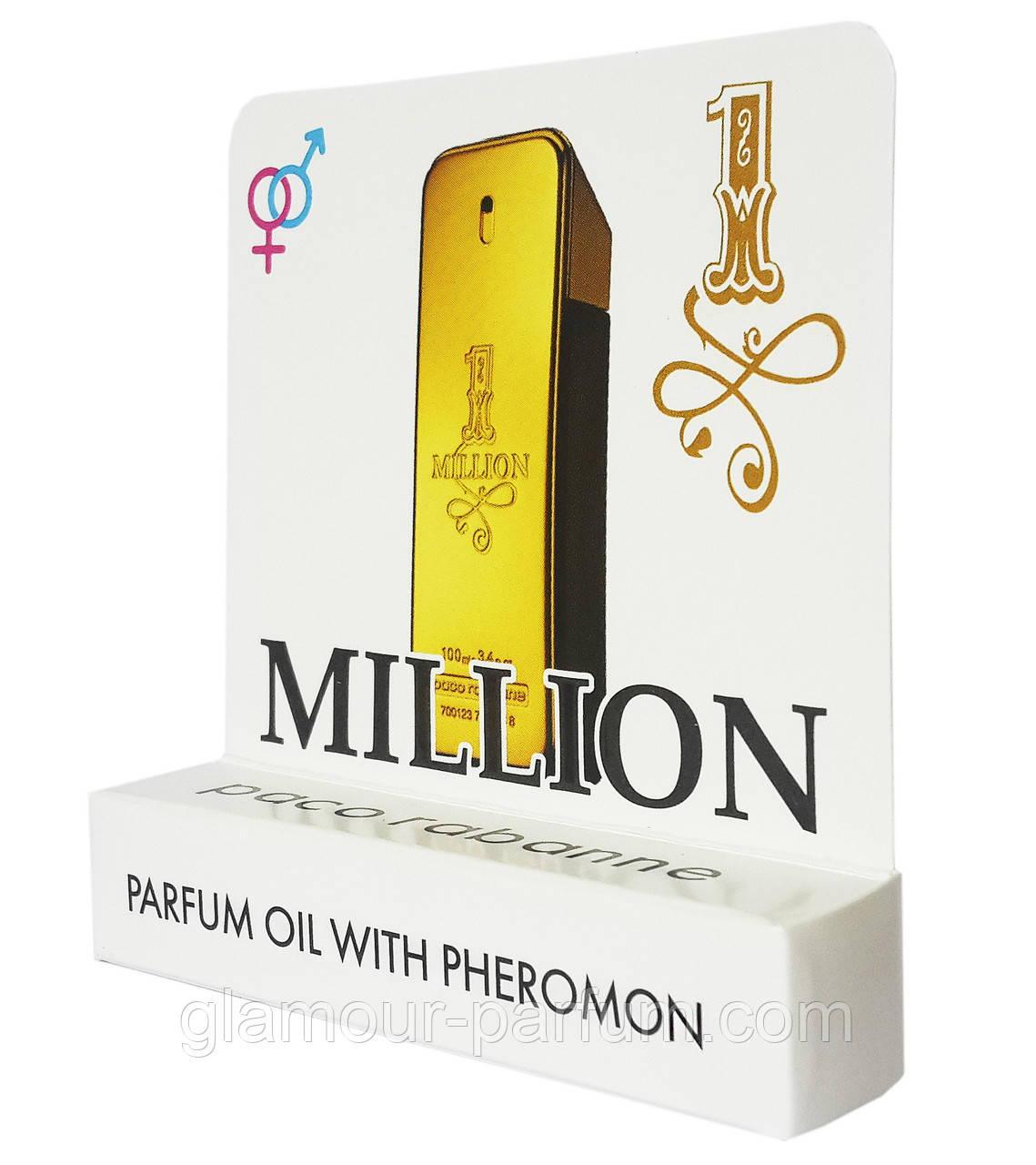 Міні парфуми з феромонами Paco Rabanne 1 Million (Пако Рабанн 1 Мільйон) 5 мл (репліка)
