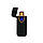 Електрозапальничка Lighter 711 Чорна USB сенсорна запальничка ЮСБ, спіральна запальничка на подарунок, фото 2