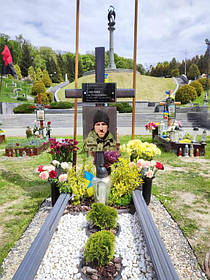 Изготовление фотостекла для могильного креста на военном кладбище 1