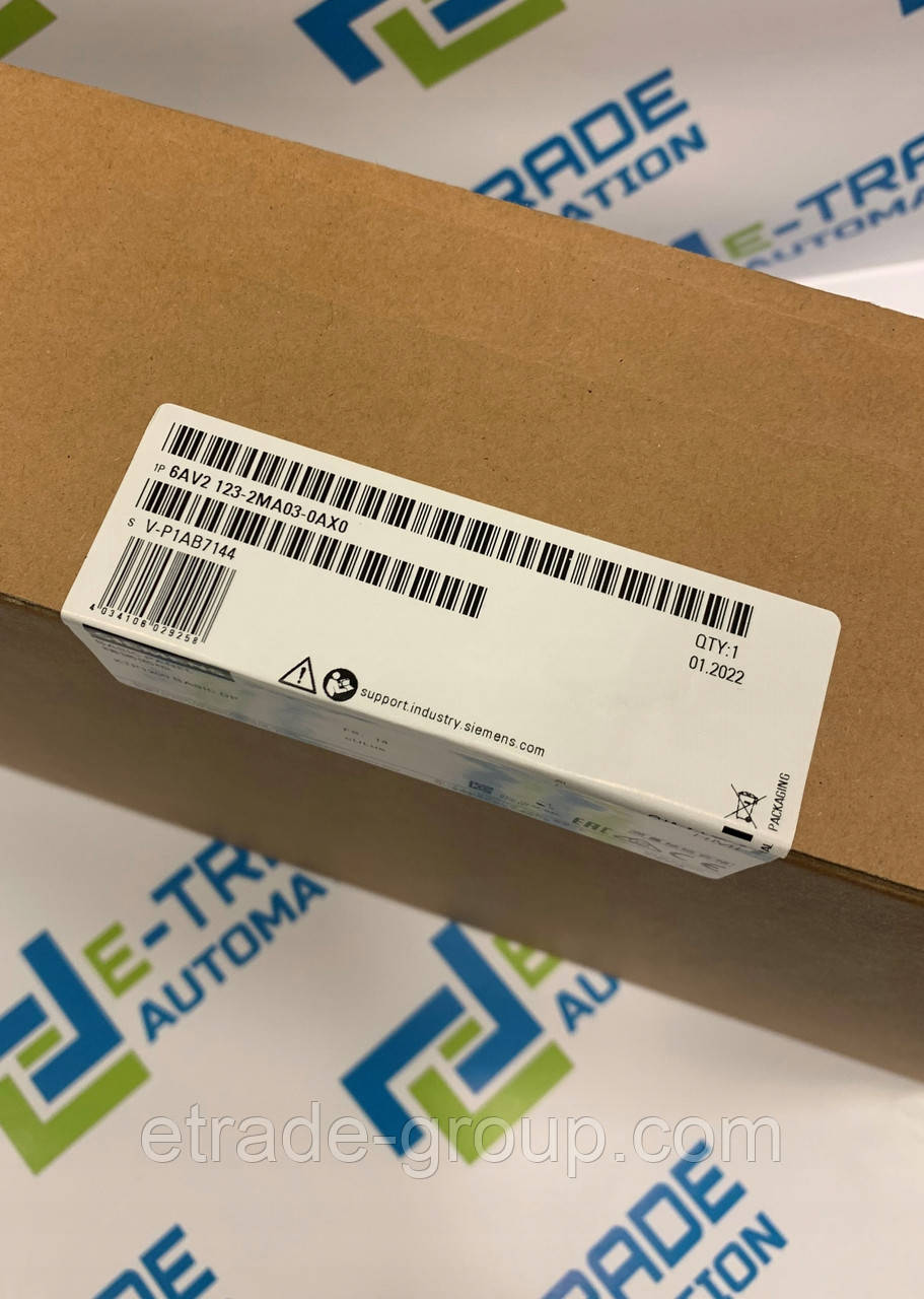 Панель оператора SIEMENS KTP1200 6AV2123-2MA03-0AX0 (6AV21232MA030AX0)