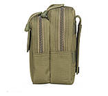 Підсумок моллі на два відділи MOLLE зелена олива, фото 2