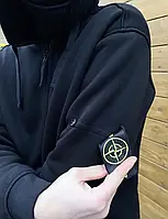 Мужская кофта на замке Stone Island S M L XL XXL | Кофта на молнии Стон Айленд