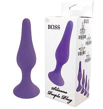 Анальний плаг Silicone Plug Purple - Large