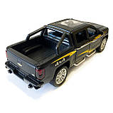 Машинка металева дитяча Chevrolet V8 Шевроле, чорний, Автоексперт, 1:32, світло, інерція, відкриваються двері, багажник, капот,, фото 4