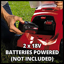 Потужна газонокосарка акумуляторна Einhell GE-CM 36/41 Li - Solo : з АКБ 18V Power-X-Twincharger 3 A+2 шт 18V 4,0 Ah, фото 3