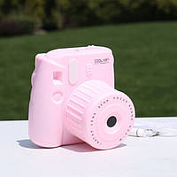 Портативний вентилятор для ноутбука у вигляді фотоапарата Pink