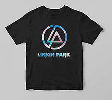 Футболка універсальна Linkin park sky чорна унісекс