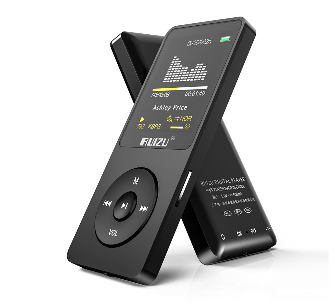 Плеєр MP3 Ruizu X02 1.8" HI FI 8gb чорний Type C