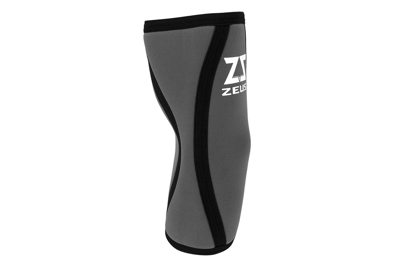 Налокітники ZEUS 7 мм для важкої атлетики пари із сумкою неопрен сірий