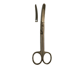 Н-4 Ножиці тупокінцеві вертикально-вигнуті 170мм., фото 1