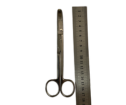 Н-4 Ножиці тупокінцеві вертикально-вигнуті 170мм., фото 4