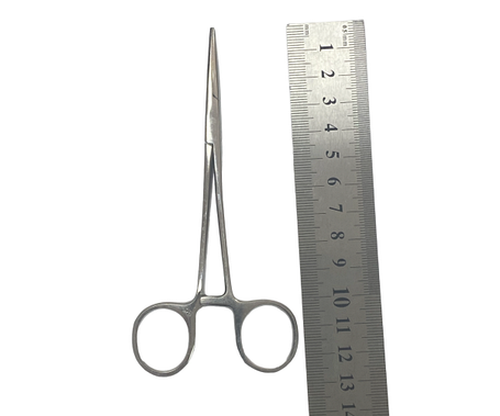 З - 120 Затискач кровоспинний типу «Москіт» прямий (для новонароджених і дітей раннього віку) 125 мм., фото 2